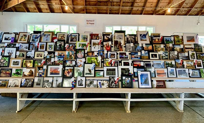 photography exhibits in the Carver County Fair Agriculture Building