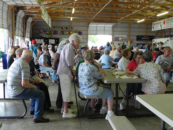 Senior citizens at the Carver County Fair